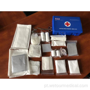 Mini kit de primeiros socorros para equipamentos médicos para carro